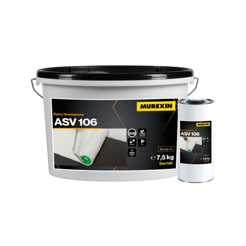 Murexin ASV 106 epoxi vékonybevonat A+B komponens - 9 kg