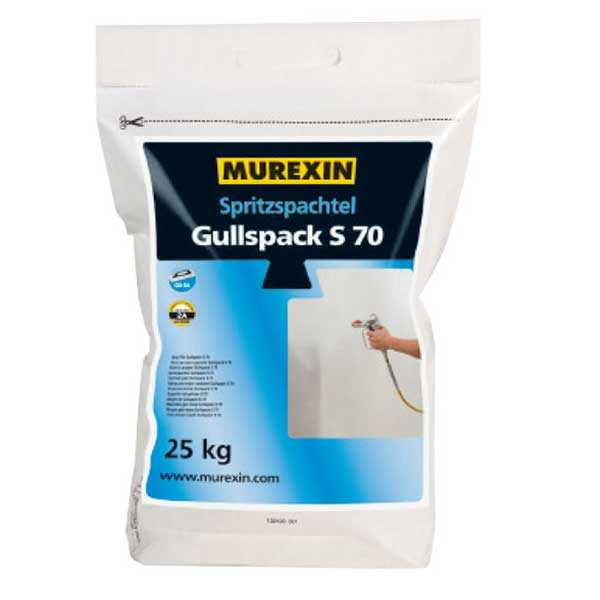 Murexin S 70 Gullspack szórható glett - 25 kg